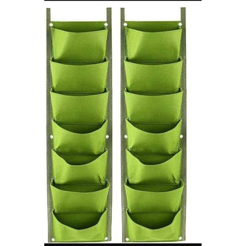 7 Seven Pockets Vertical Garden Wall Planter7 Seven Pockets Vertical Garden Wall Planter - Savvy Gardens Centre