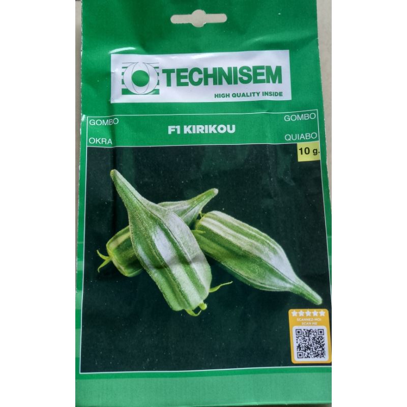 Tecnisem Okra F1 Kirikou - Savvy Gardens Centre