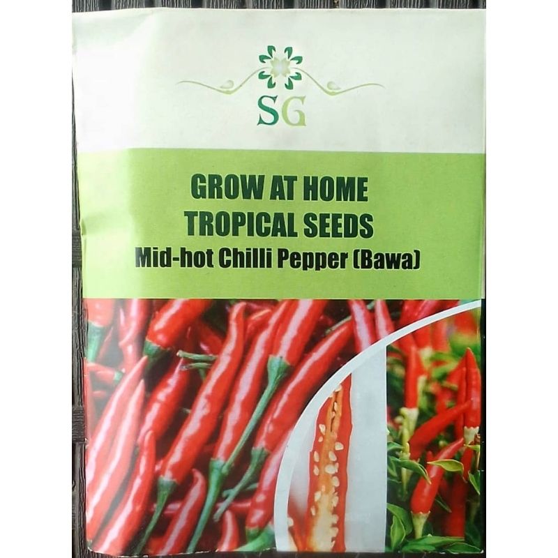 SG TROPICAL SEEDS MID-HOT CHILLI PEPPER (BAWA) - Savvy Gardens Centre